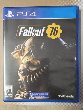 Fallout 76 (PS4) - Black & Gold Cover